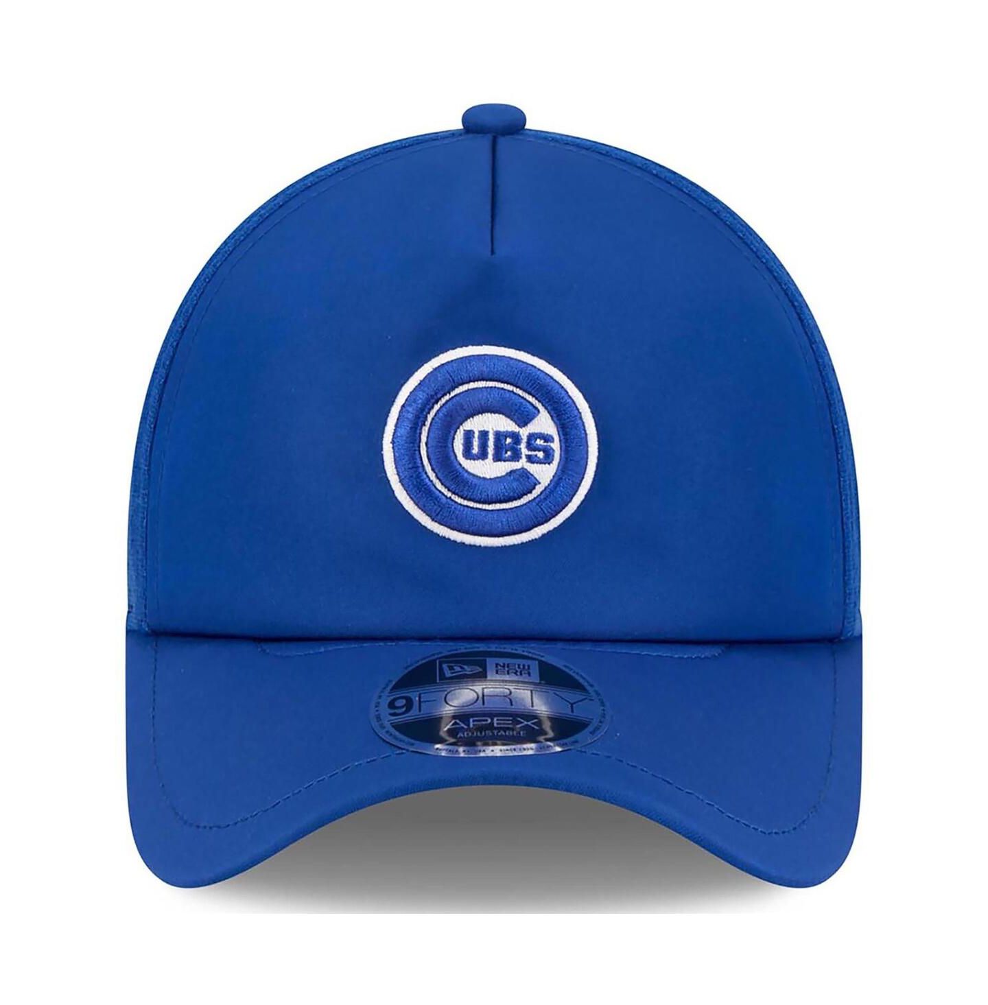 Мужская кепка New Era Royal Chicago Cubs 2026 Batting Practice Alternate Apex 9FORTY Adjustable Hat — фото 2