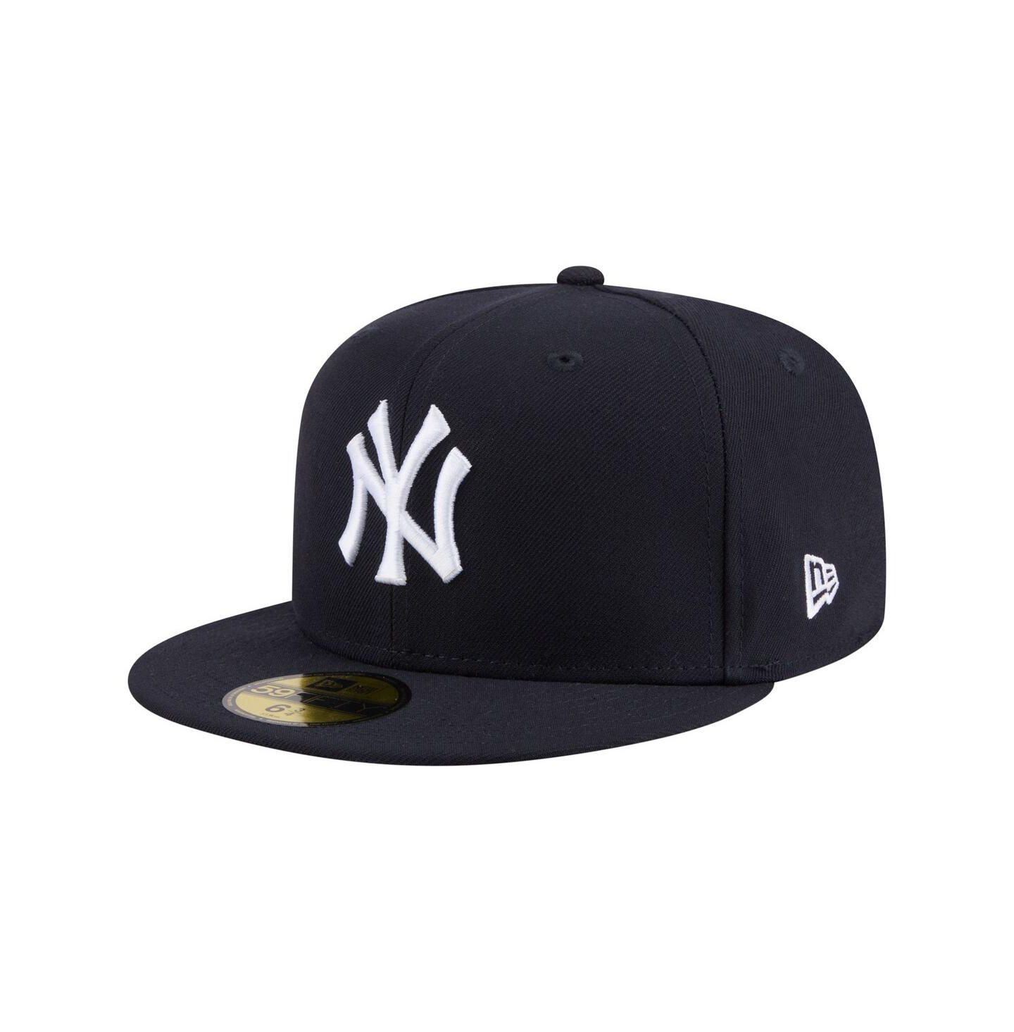 Мужская кепка New Era Navy New York Yankees Hidden Hit 59FIFTY Fitted Hat — фото 3