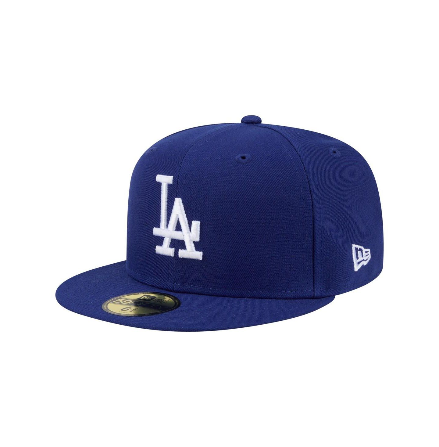 Мужская кепка New Era Royal Los Angeles Dodgers Hidden Hit 59FIFTY Fitted Hat — фото 3