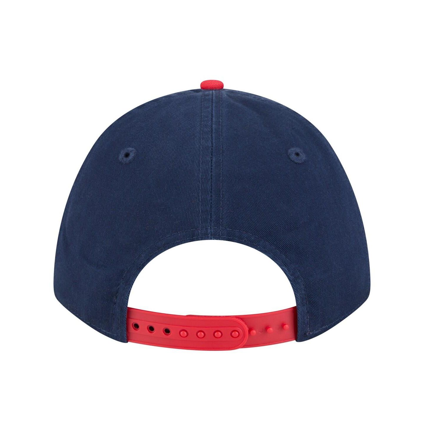 Кепка New Era Navy/Red Indiana Fever Team Loyal Script Two-Tone M-Crown 9FORTY Adjustable Hat — фото 4