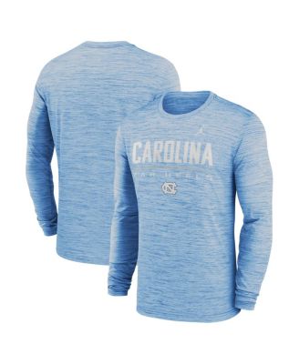 Men's Carolina Blue North Carolina Tar Heels Sideline Velocity Dri-FIT Long Sleeve T-Shirt