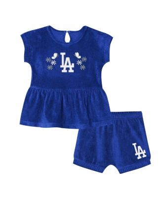 Girls Toddler 2-Piece Royal Los Angeles Dodgers Hop Base Fashion T-Shirt and Shorts Set