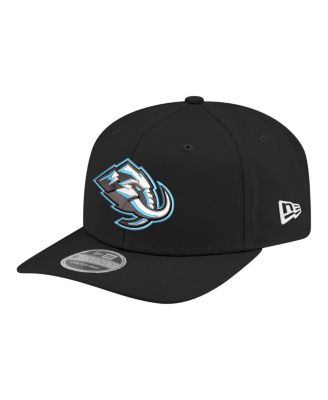 Men's Black Utah Mammoth 9SEVENTY Stretch-Snap Adjustable Hat