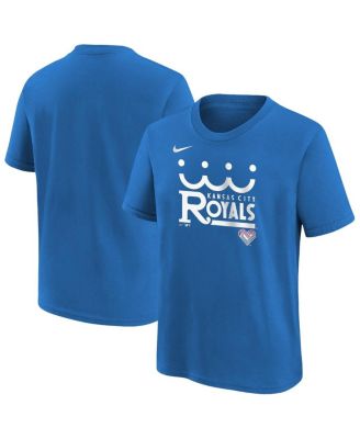 Big Boys and Girls Royal Kansas City Royals 2026 City Connect Wordmark T-Shirt