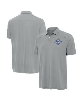 Antigua Men's Gray Los Angeles Dodgers 2025 World Series Western Polo Shirt