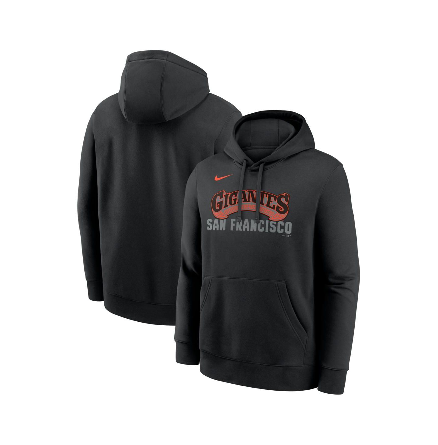 Мужское худи Nike Black San Francisco Giants Alternate Club Fleece — фото 1