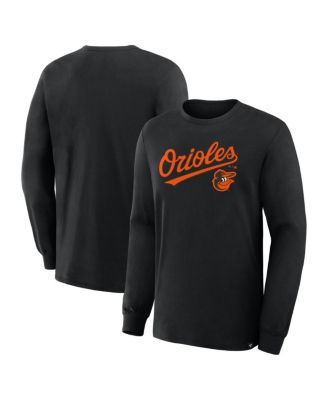 Men's Black Baltimore Orioles Lock-Up Legacy Long Sleeve T-Shirt