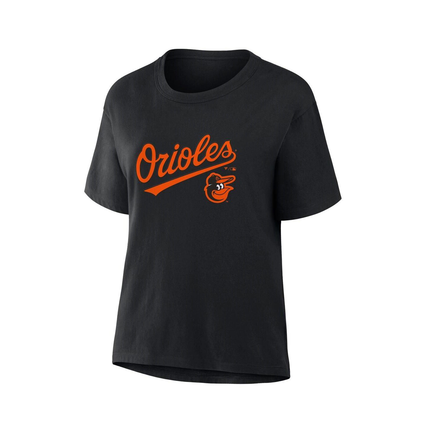 Женская футболка Fanatics Black Baltimore Orioles Lockup Legacy — фото 2