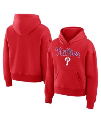 Women's Red Philadelphia Phillies Lockup Legacy Fleece Hoodie