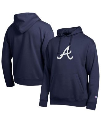Men's Navy Atlanta Braves All Star Embroidered Logo Hoodie