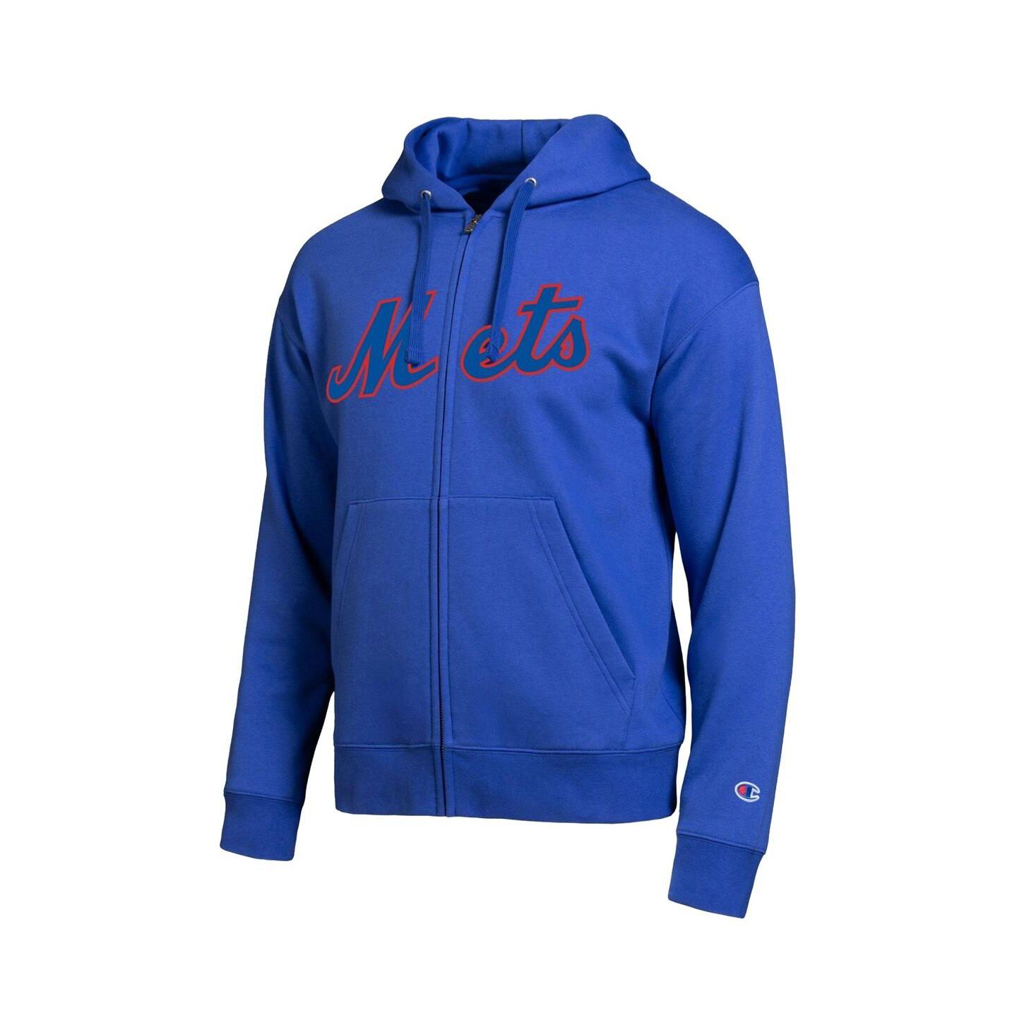 Мужское худи Champion New York Mets Royal All-Star Wordmark Full-Zip — фото 2