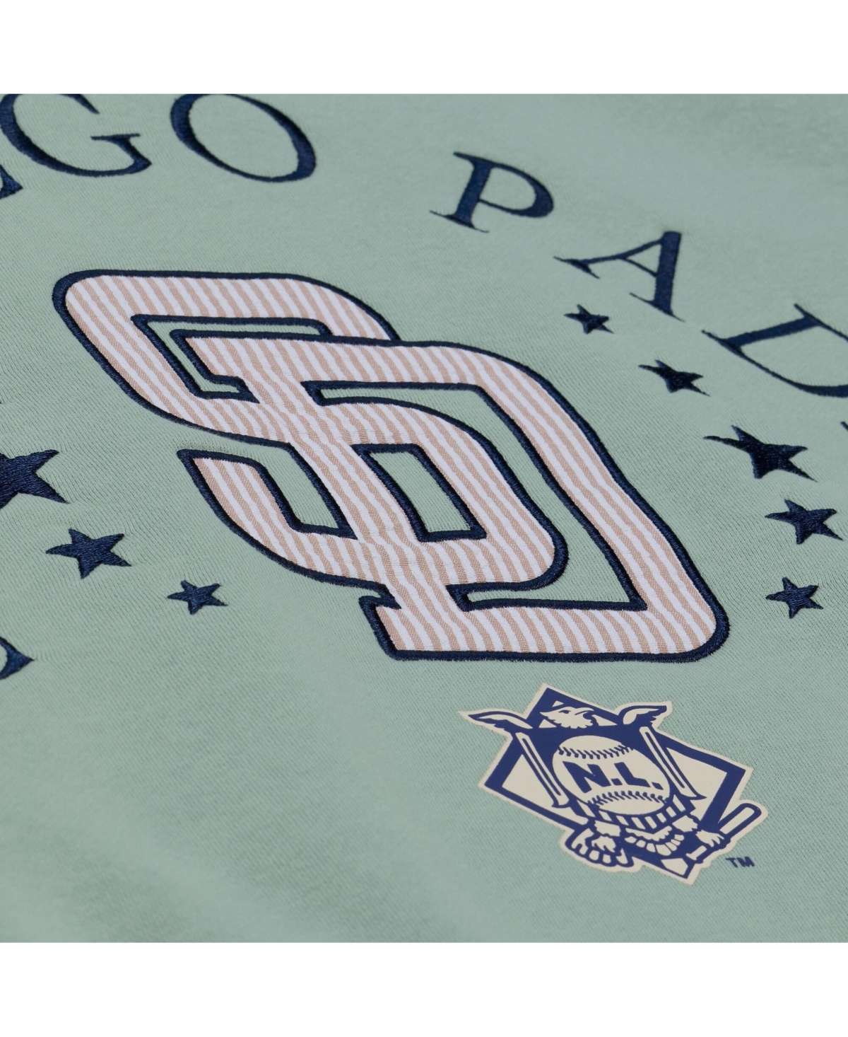Mitchell & Ness Women's Green San Diego Padres Yacht Rock Sweatshirt