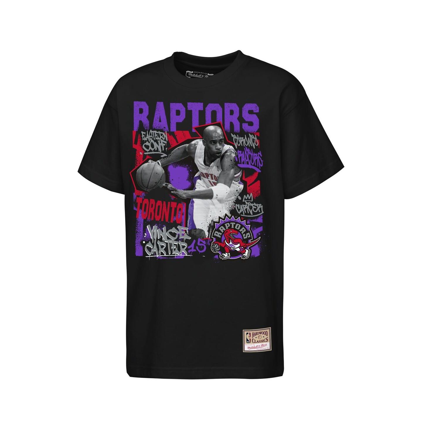 Детская футболка Mitchell & Ness Vince Carter Black Toronto Raptors Star Moment — фото 1