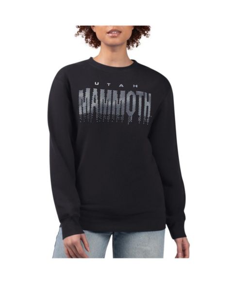 Женская толстовка G-III 4Her by Carl Banks Black Utah Mammoth Metallic Drop Printed Fleece