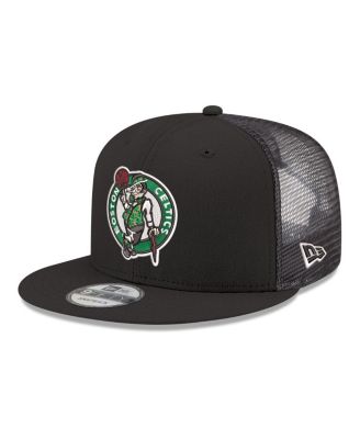 Men's Black Boston Celtics Core Logo Meshback 9FIFTY Snapback Hat