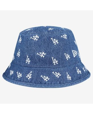 Women's Denim Los Angeles Dodgers Denim Micro Bucket Hat