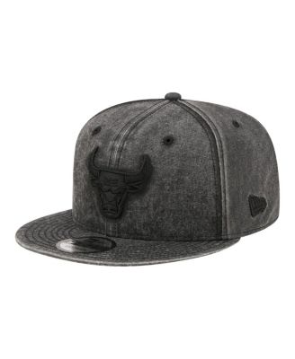 Men's Black Chicago Bulls Washed Tonal 9FIFTY Snapback Hat