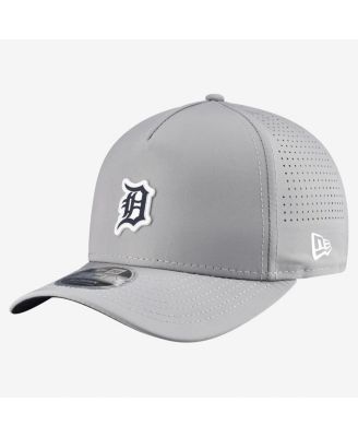 Men's Gray Detroit Tigers Micro Logo 9FORTY M-Crown A-Frame Adjustable Hat