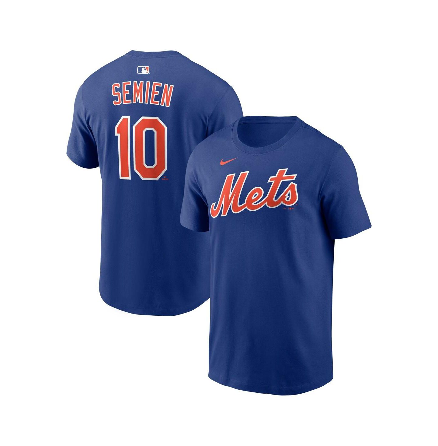 Мужская футболка Nike Marcus Semien Royal New York Mets Name & Number — фото 1