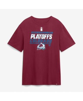 Men's Garnet Colorado Avalanche 2026 Stanley Cup Playoffs T-Shirt