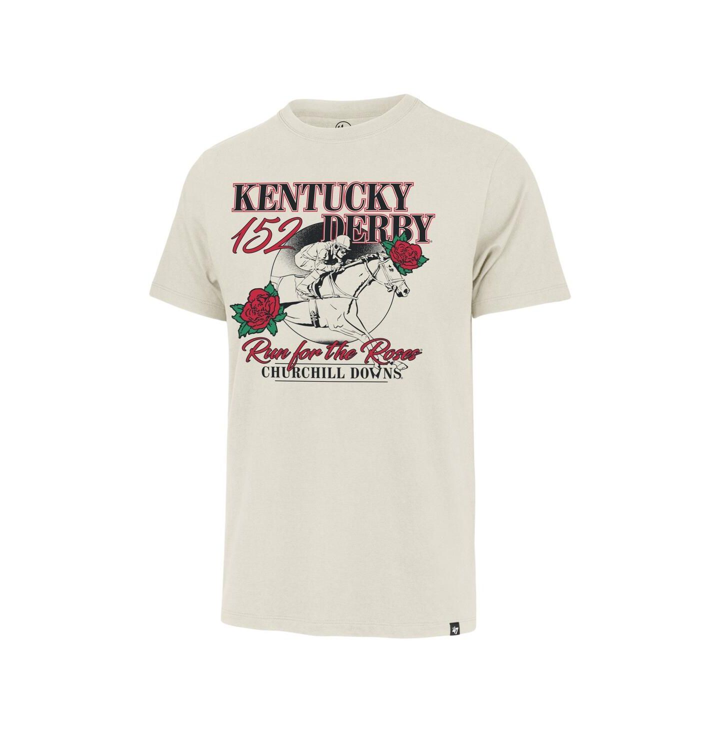 Мужская футболка '47 Brand Tan 152nd Kentucky Derby Franklin — фото 2