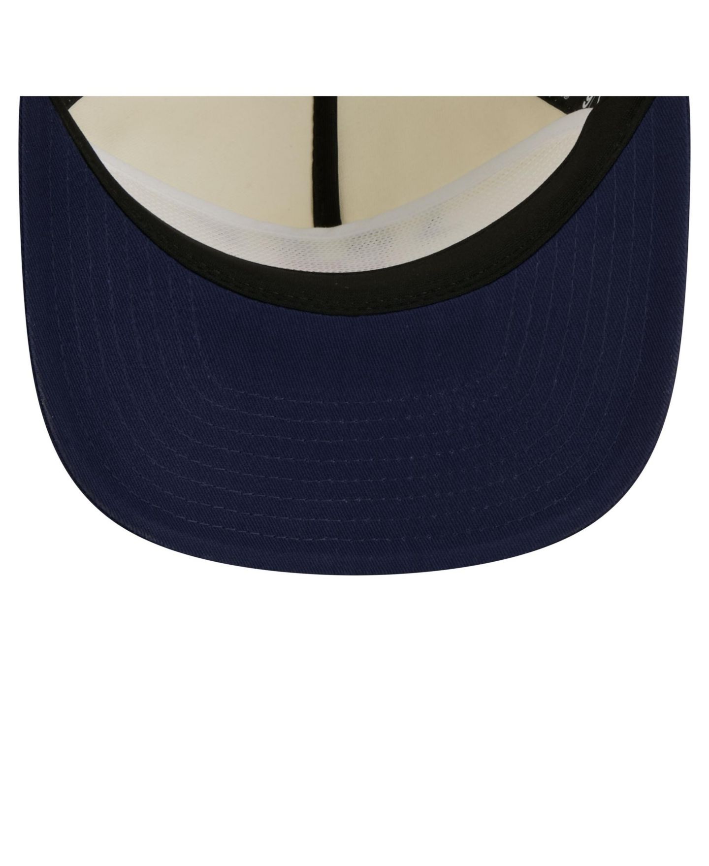 Мужская кепка New Era Cream/Navy Joey Logano Flag 19TWENTY Adjustable Hat — фото 5