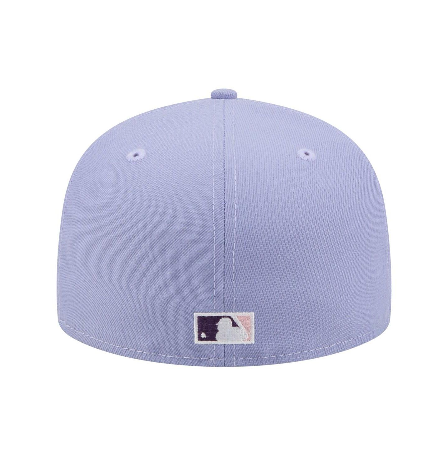 Мужская кепка New Era Light Purple Detroit Tigers Lavender Bloom 59FIFTY Fitted Hat — фото 4