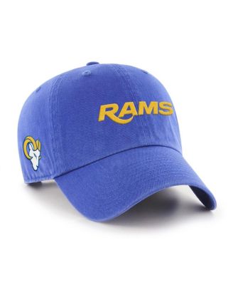 Men's Royal Los Angeles Rams Script Clean Up Adjustable Hat