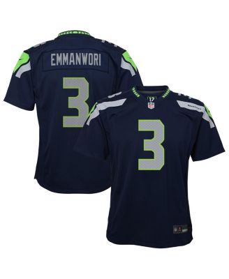 Big Boys and Girls Nick Emmanwori College Navy Seattle Seahawks Game Jersey