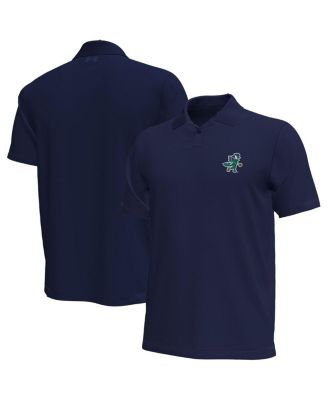 Men's Navy Notre Dame Fighting Irish Golf Leprechaun Lightweight Motion Polo Shirt