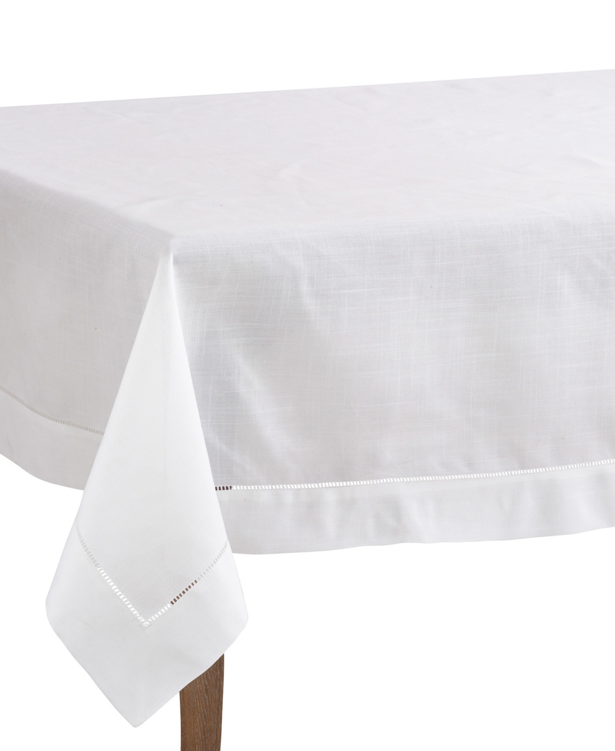 Saro Lifestyle Rochester Hemstitched Border Tablecloth