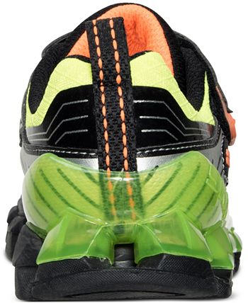 Skechers s lights flashpod store scoria boys' light-up sneakers