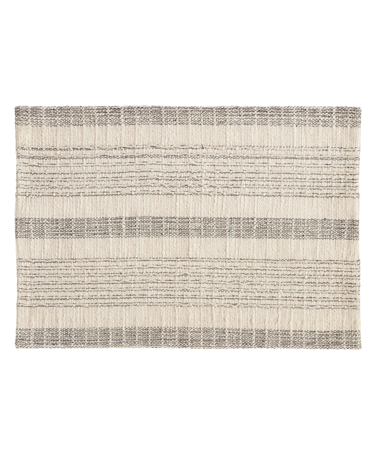 Saro Lifestyle Woven Striped Placemats, Set of 4