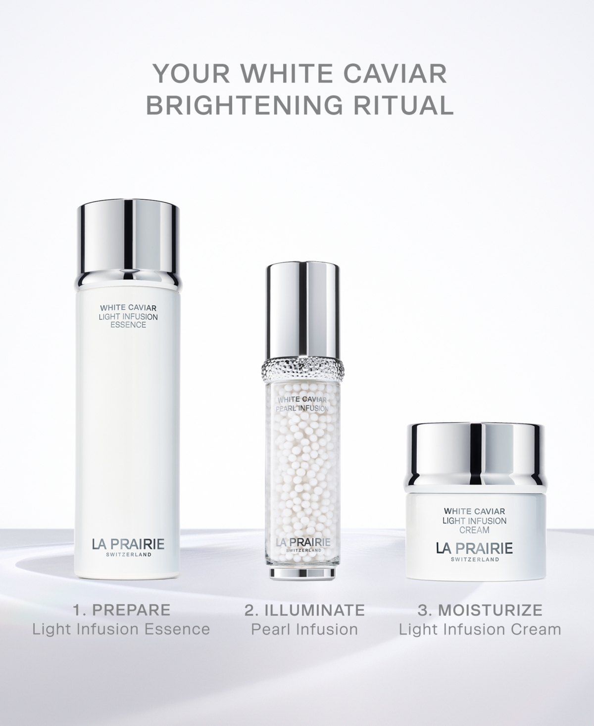 La Prairie White Caviar Light Infusion Essence-In Lotion, 5.1 oz.
