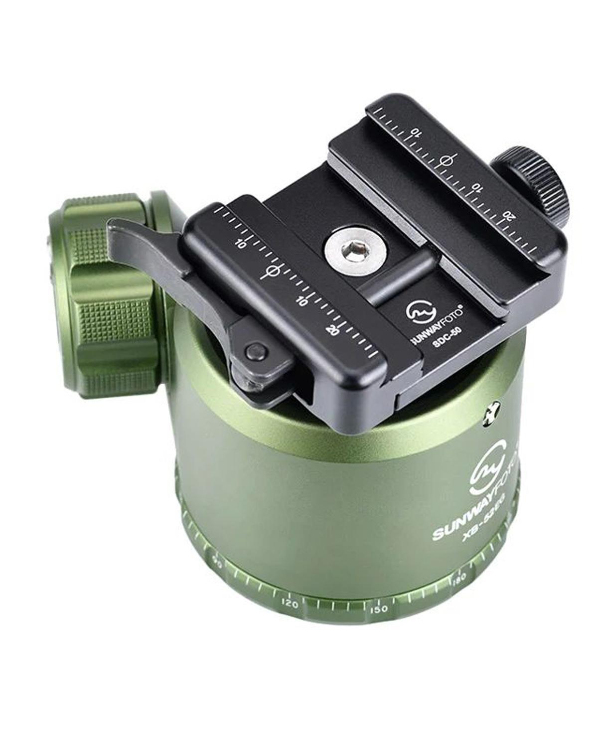 SunwayFoto Xb-52EG Xb Series Low-Profile Ball Head with Sdc-50 Duo-Lever Clamp