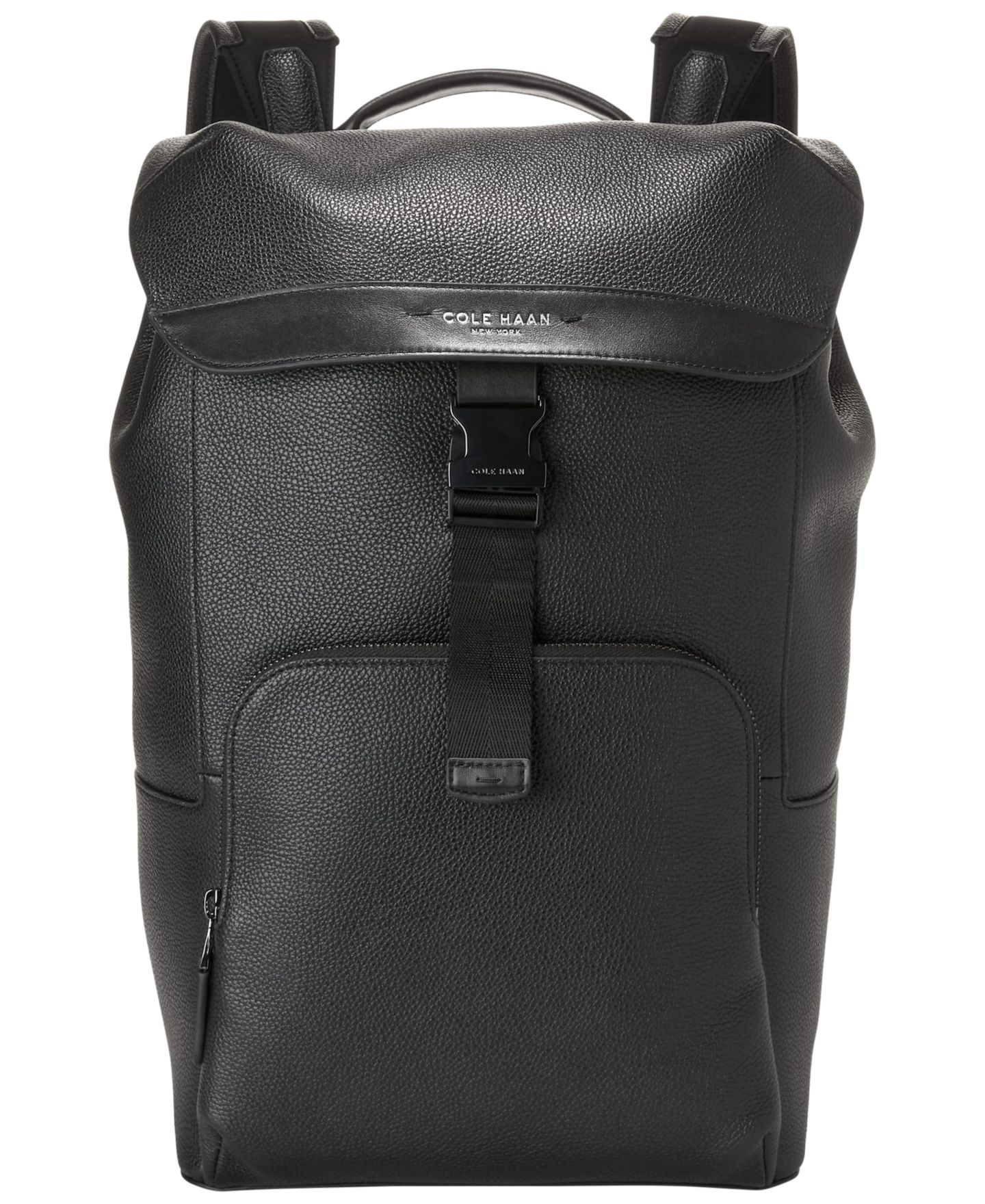 Рюкзак Cole Haan Damon Flap Laptop, цвет: Чёрный — фото 1