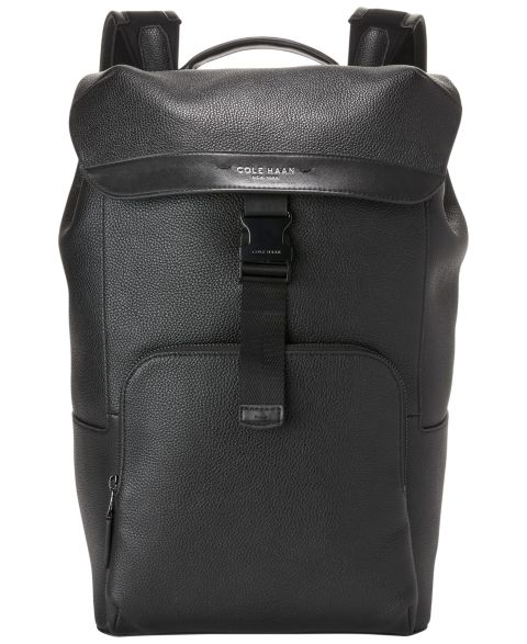 Рюкзак Cole Haan Damon Flap Laptop, цвет: Чёрный