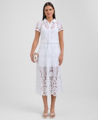 harlow embroidered mini dress Harlow Grey Mini Dress main image 1