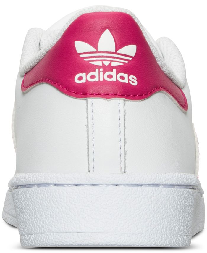 adidas Little Girls' Superstar Sneakers from Finish Line Macy's