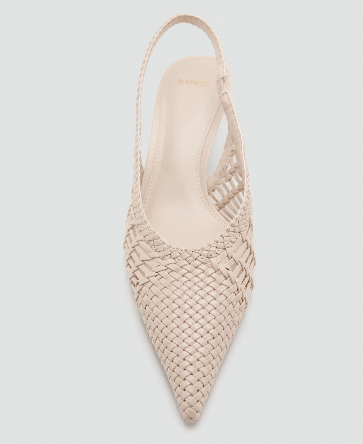 Mango Women's Braided Pointed Shoes