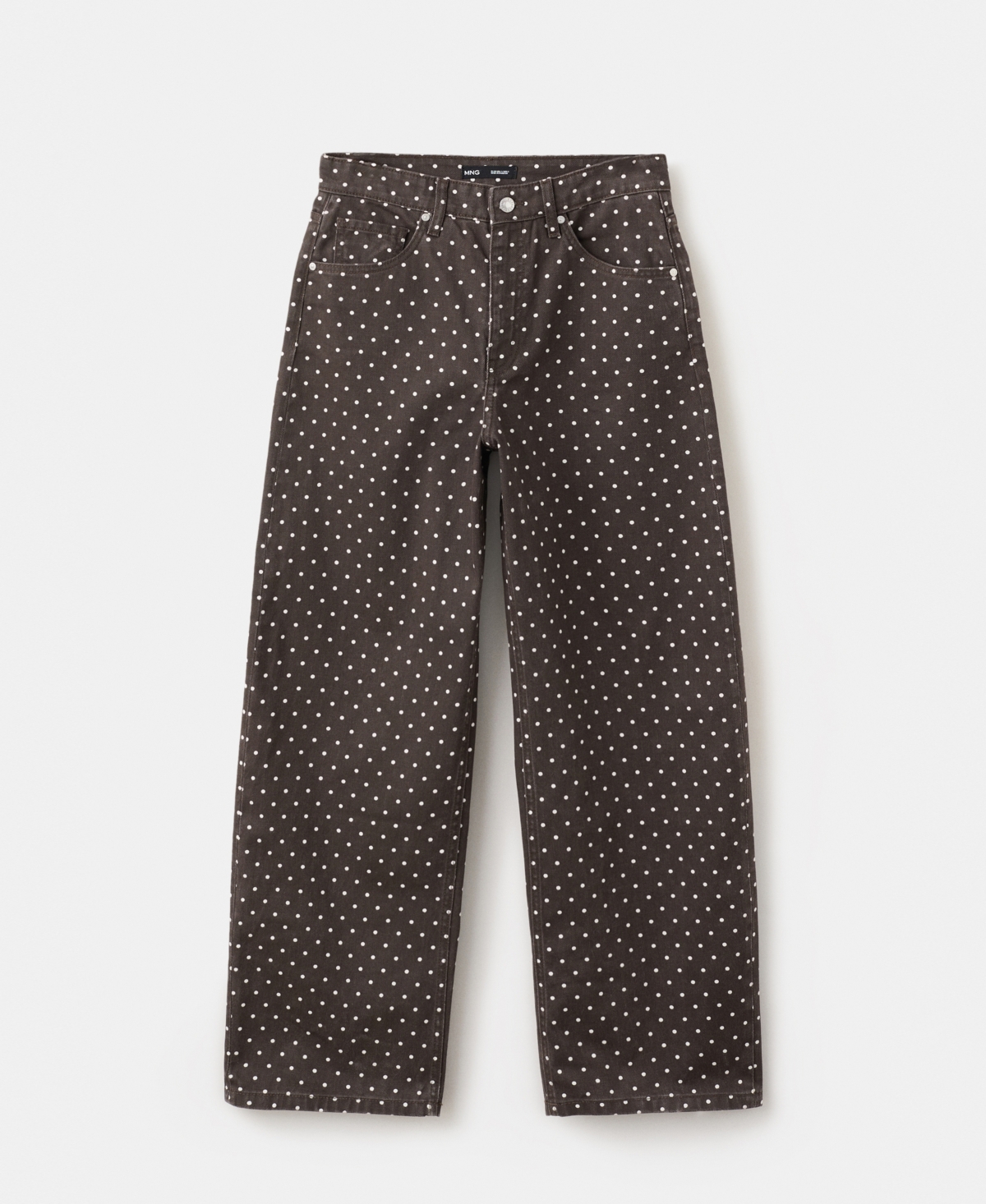 Mango Women's Polka Dot Balloon Jeans