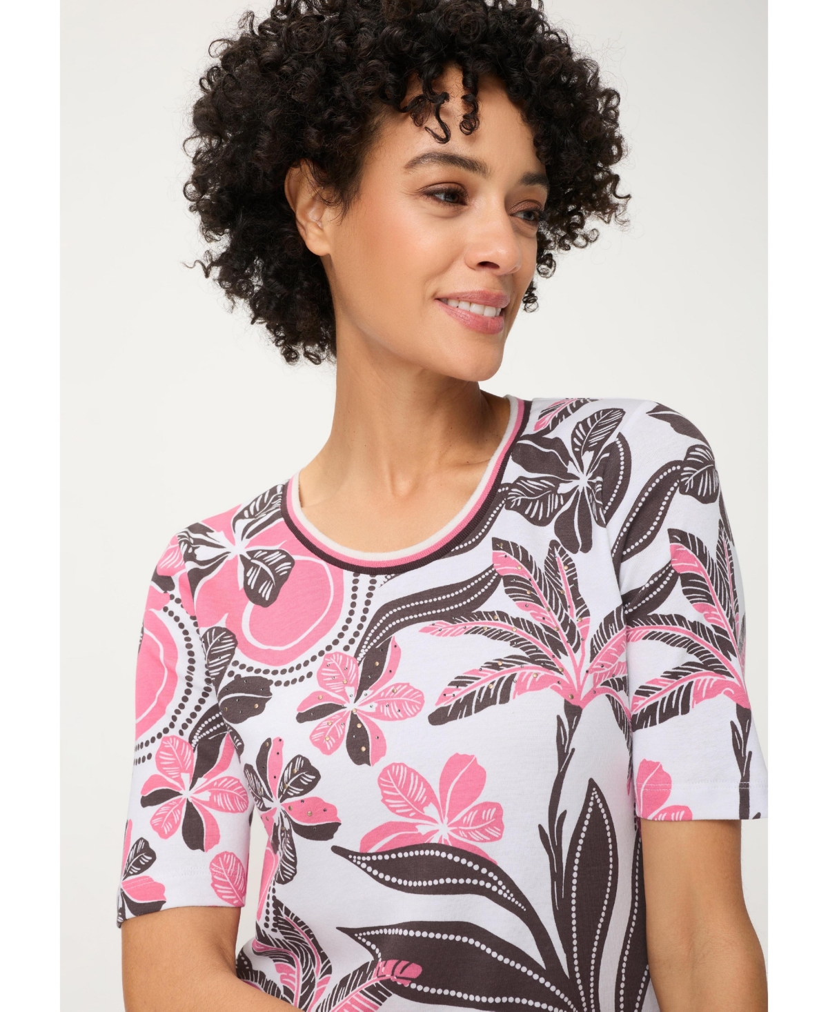 Olsen Women's Wildflower Panneaux T-Shirt