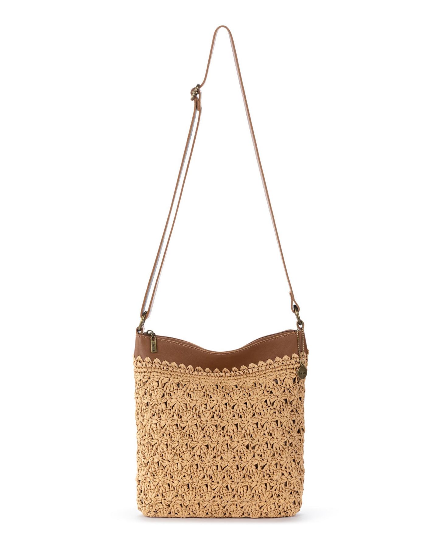 Женская сумка The Sak Lucia Crochet Small Crossbody Handbag, цвет: Натуральный — фото 5