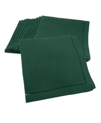 Hemstitched Border Napkins, Set of 12