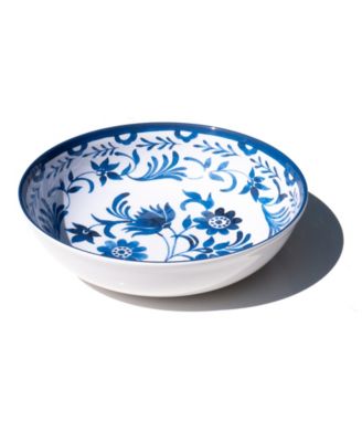 Medallion Flower 11.9" Melamine Serving Bowl