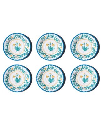 Montelupo NewWave Melamine Salad Plates, Set of 6