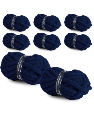 64 Ounce Chunky Chenille Yarn for Hand Knitting Blanket 8 Pack