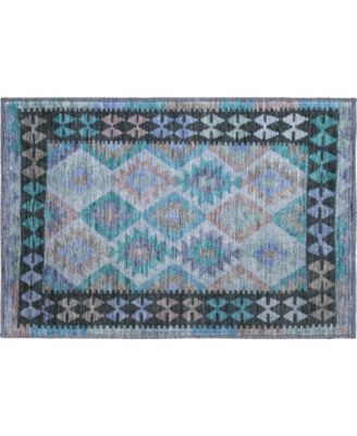 Mayfield Machine Washable AMF1915 1'8"x2'6" Area Rug
