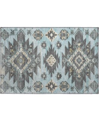 Mayfield Machine Washable AMF1945 1'8"x2'6" Area Rug