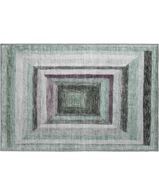 Mayfield Machine Washable AMF1957 1'8"x2'6" Area Rug